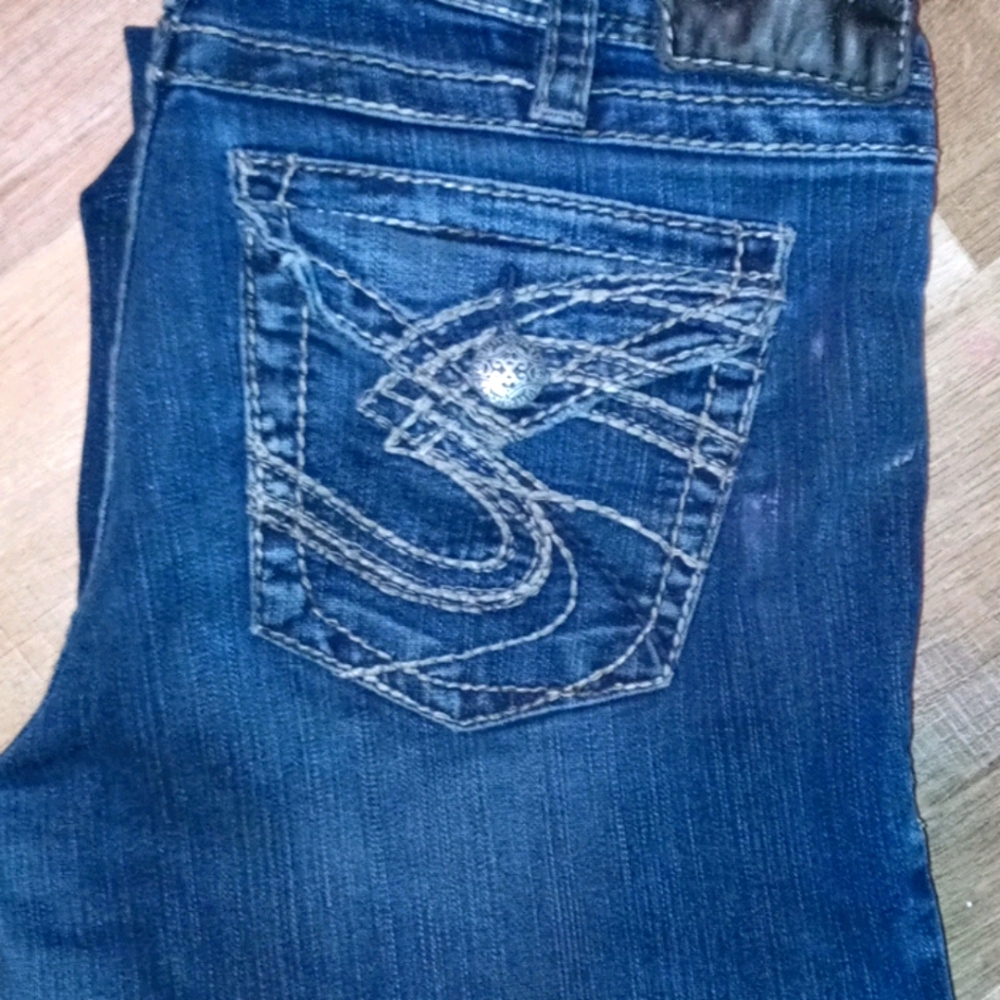 Silver jeans